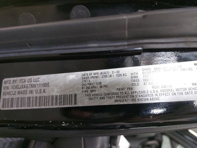 2022 Jeep Wrangler Sport S