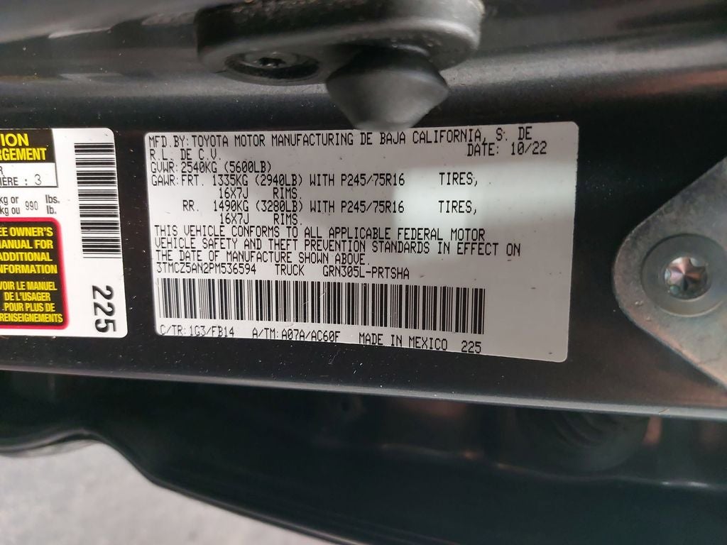 2023 Toyota Tacoma SR V6