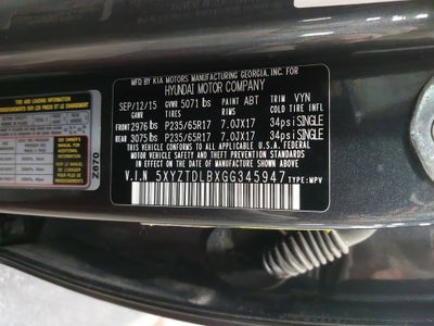 2016 Hyundai Santa Fe Sport 2.4 Base