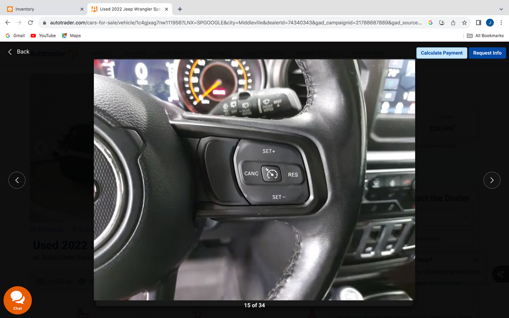 2022 Jeep Wrangler Sport S