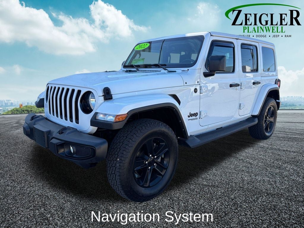 2022 Jeep Wrangler Unlimited Sahara Altitude Navigation System