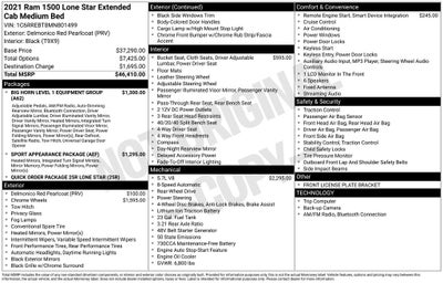 2021 RAM 1500 Big Horn/Lone Star