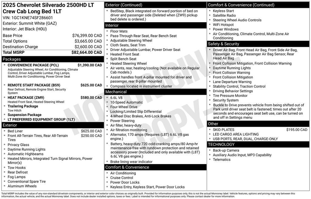 2025 Chevrolet Silverado 2500HD LT