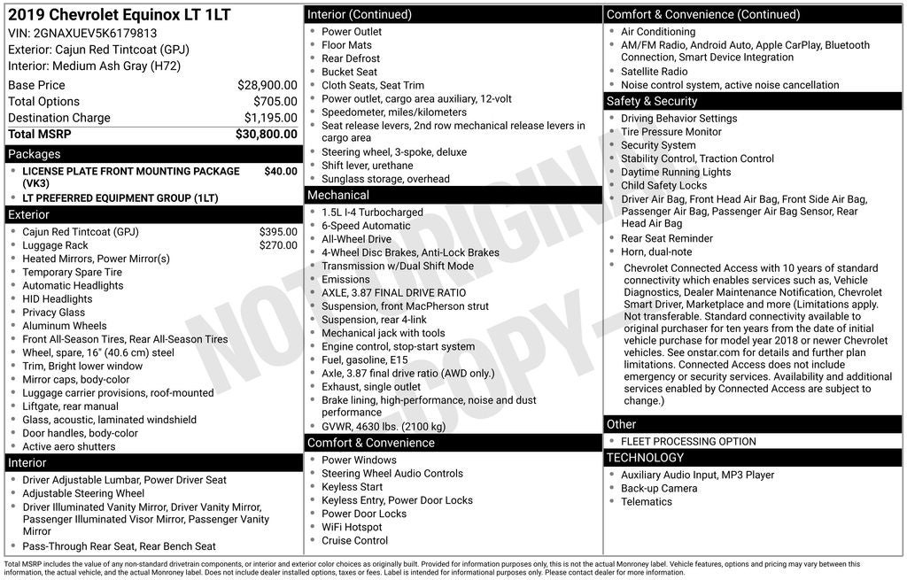 2019 Chevrolet Equinox LT