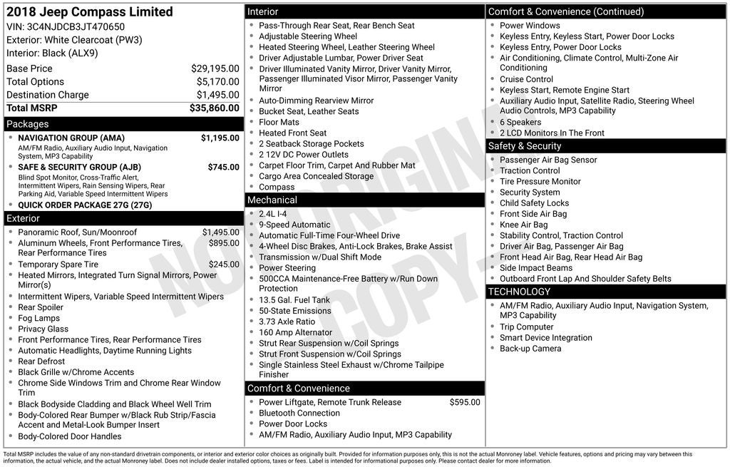 2018 Jeep Compass Limited