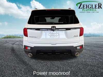 2022 Honda Passport Elite Power moonroof