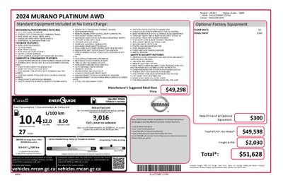 2024 Nissan Murano Platinum