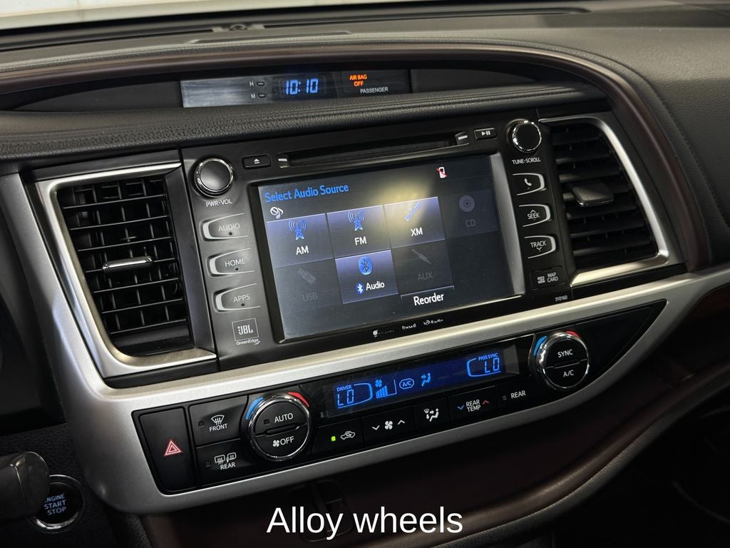 2016 Toyota Highlander Limited Navigation System