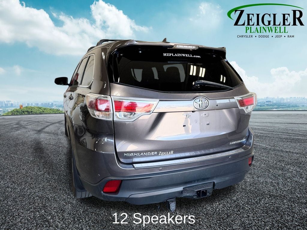 2016 Toyota Highlander Limited Navigation System