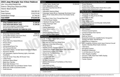 2023 Jeep Wrangler Rubicon 4xe