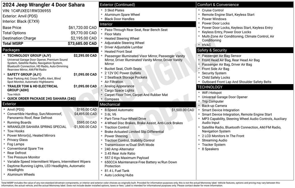 2024 Jeep Wrangler Sahara