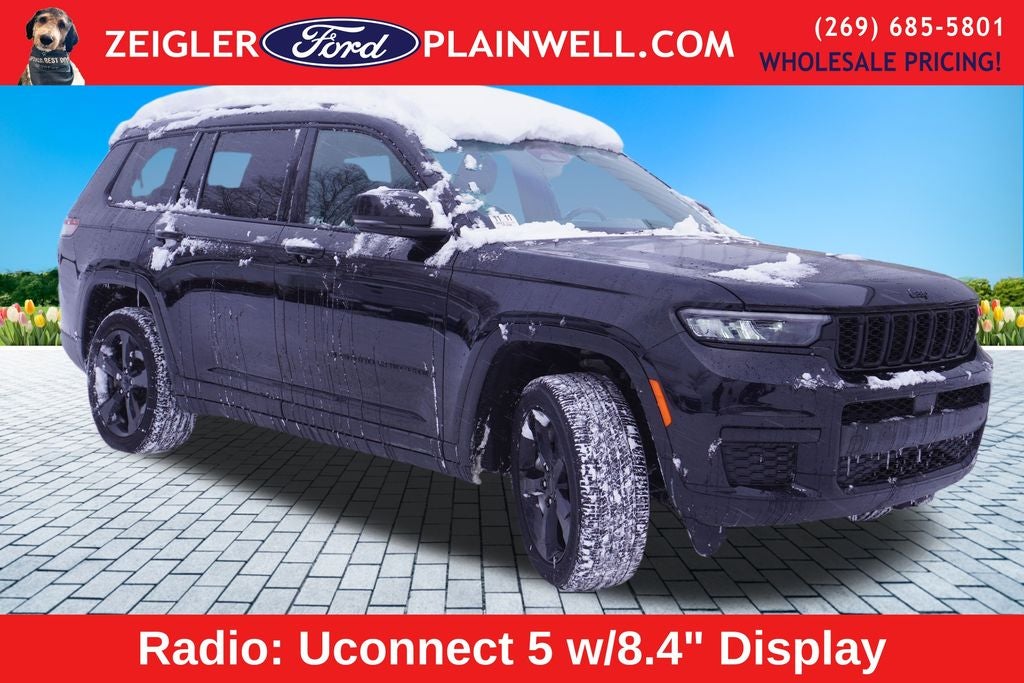 2023 Jeep Grand Cherokee L Altitude 4x4 Black Appearance Pkg Power Moonroof Rear Camer