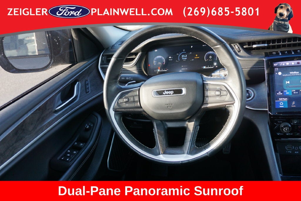 2022 Jeep Grand Cherokee L Limited L DUAL PANO MOONROOF HEATED LEATHER NAV