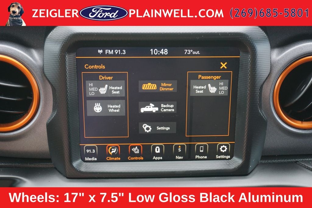 2022 Jeep Gladiator Mojave 4x4 Heated Leather Navigation Rear Camera