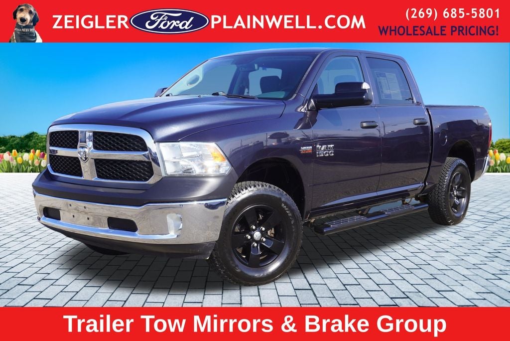2014 RAM 1500 Tradesman CREW CAB 4x4 HEMI 5.7L V8 REAR CAMERA TRAILER TOW