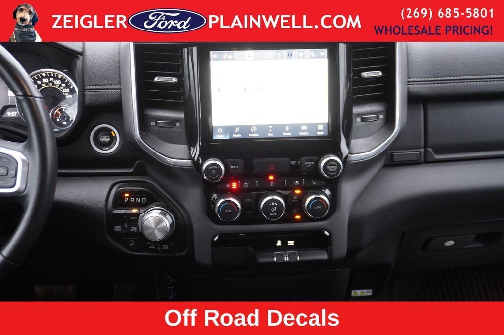 2023 RAM 1500 Laramie CREW CAB 4x4 Navigation Heated Front Leather Heate