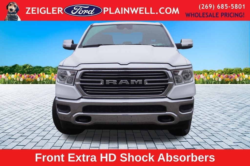 2023 RAM 1500 Laramie CREW CAB 4x4 Navigation Heated Front Leather Heate