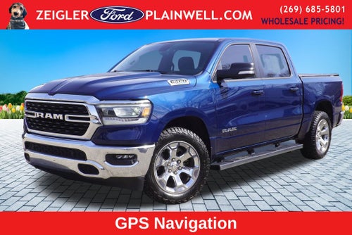 2022 RAM 1500 Big Horn/Lone Star CREW CAB 4X4 NAVI 5.7L HEMI V8 HEATED SEATS REAR