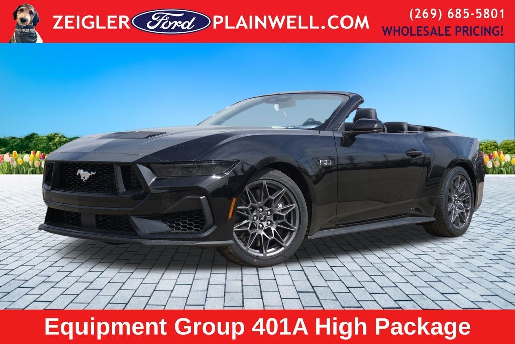 2025 Ford Mustang GT Premium CONVERTIBLE GT PERFORMANCE ACTIVE EXAUST MAGNARIDE