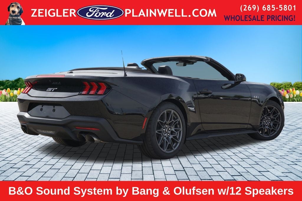 2025 Ford Mustang GT Premium CONVERTIBLE GT PERFORMANCE ACTIVE EXAUST MAGNARIDE