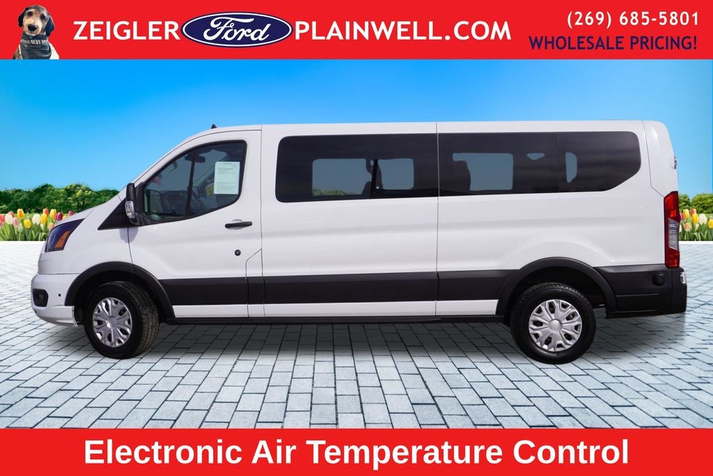 2024 Ford Transit-350 XLT 12 Passenger Bliss Co Pilot 360 R Camera
