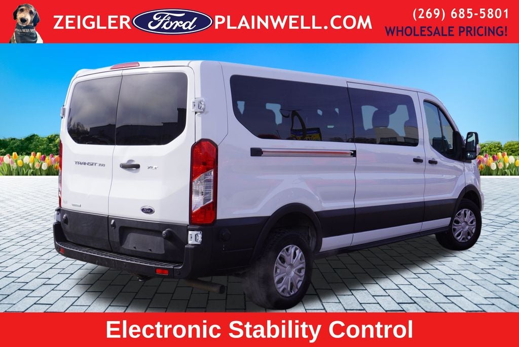 2024 Ford Transit-350 XLT 12 Passenger Bliss Co Pilot 360 R Camera