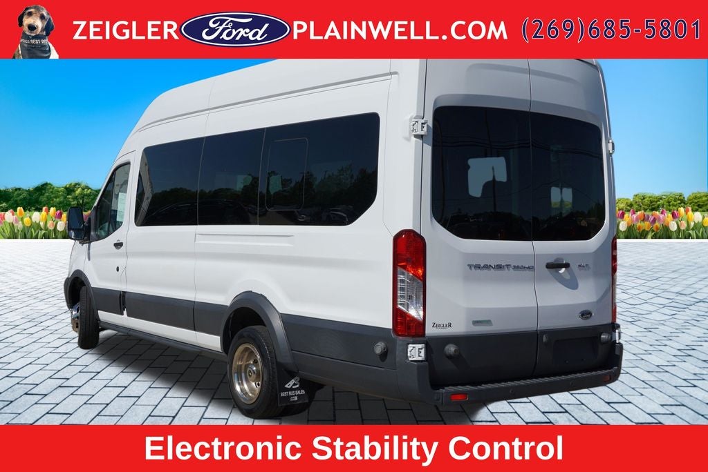 2016 Ford Transit-350 XLT 15 Passenger High Roof Dual Rear Wheels