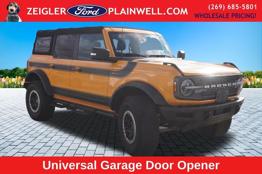 2022 Ford Bronco Badlands ADVANCED SASQUATCH MID HIG & LUX PKG LEATHER NAV