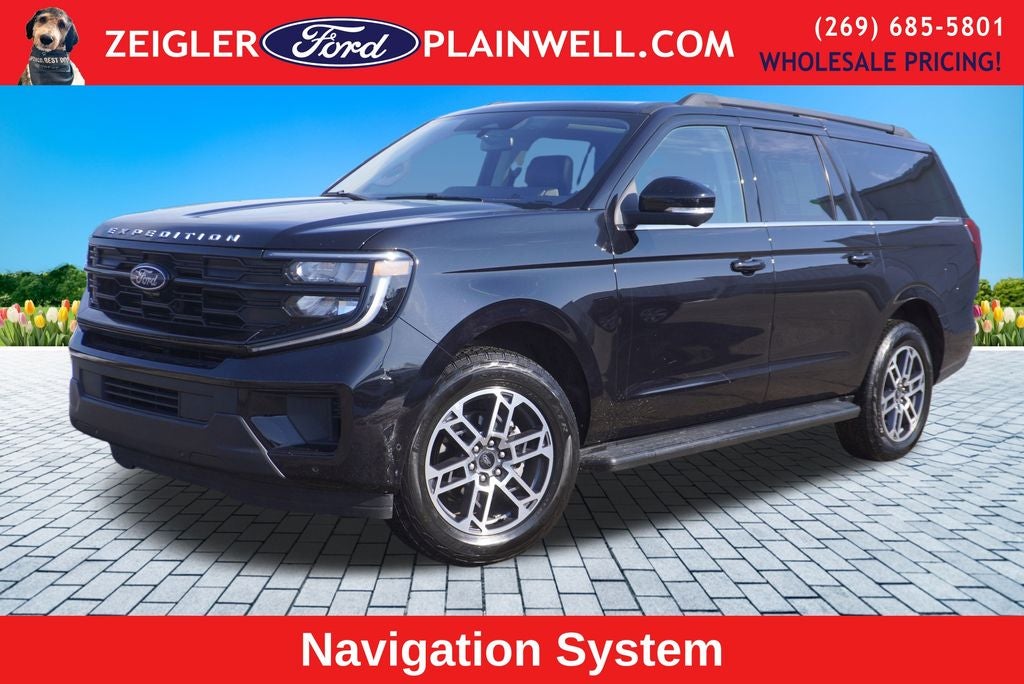 2025 Ford Expedition Max Active 4x4 Heated Leather Panoramic Moonroof Rear Camera
