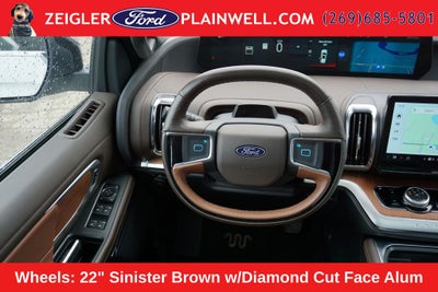 2025 Ford Expedition Max King Ranch MAX PANORAMIC VISTA ROOF POWER RUNNING BOARDS 360