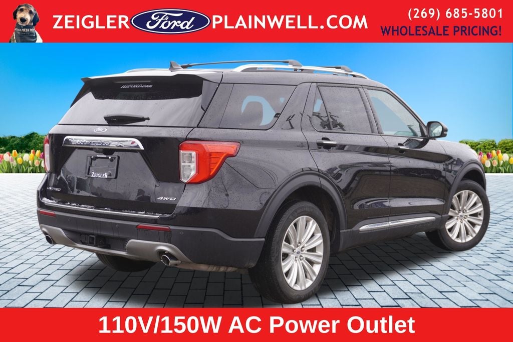 2023 Ford Explorer Limited AWD PANORAMIC ROOF HEATED LEATHER & STEERING REAR