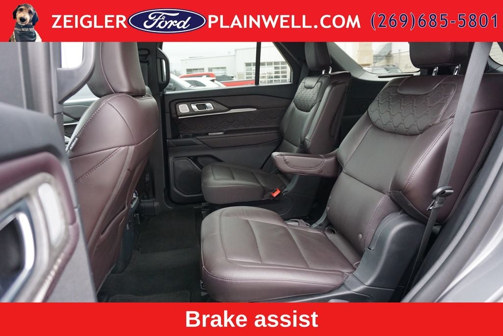 2025 Ford Explorer Platinum Lux Leather Pkg Panoramic Roof Co Pilot 360 21" Wh
