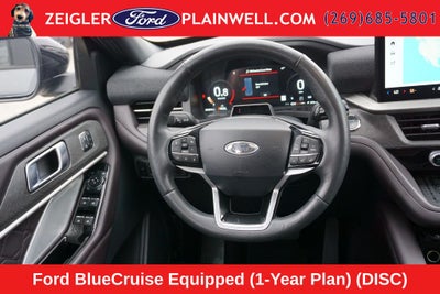 2025 Ford Explorer Platinum Lux Leather Pkg Panoramic Roof Co Pilot 360 21" Wh