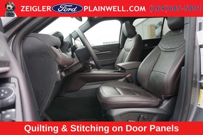 2025 Ford Explorer Platinum Lux Leather Pkg Panoramic Roof Co Pilot 360 21" Wh