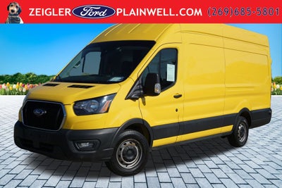 2022 Ford Transit-250 Base High Roof Extended Yellow Cargo Van Navigation R C