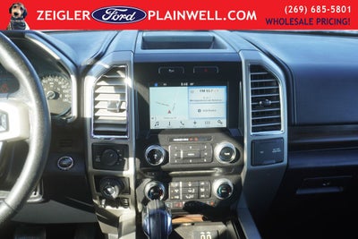 2016 Ford F-150 Lariat Crew Cab 4x4 Heated Leather NAV Chrome Pkg Tow Pkg