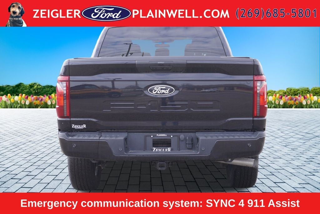 2024 Ford F-150 STX CREW CAB STX BLACK APPEARANCE PKG 20" WHEELS REAR