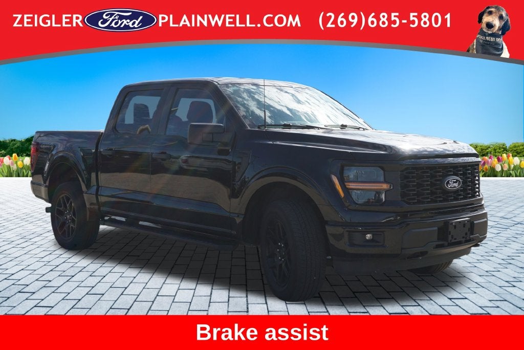 2024 Ford F-150 STX BLACK APPEARANCE PKG 20" BLACK WHEELS TOW PKG