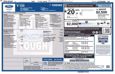 2020 Ford F-150 XLT 302A LUXURY SPORT APPEARANCE PKG NAVIGATION