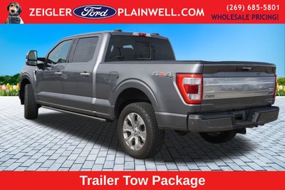2022 Ford F-150 Platinum Twin Panel Roof Int Work Surface Tow Co-Pilot360 A