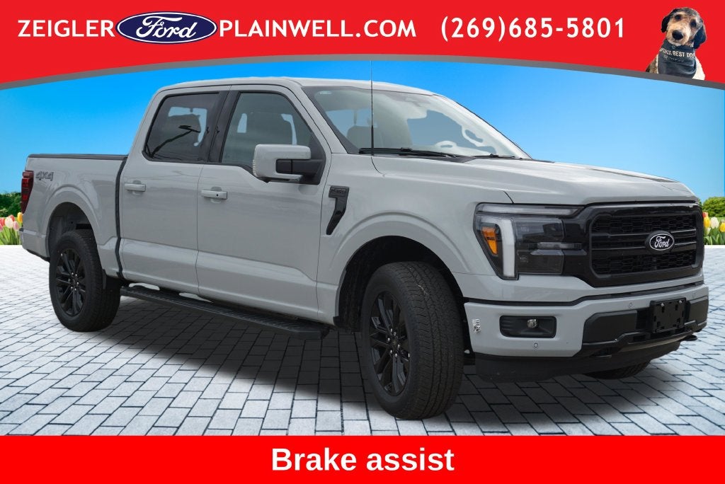 2026 Ford F-150 Lariat BLACK APPEARANCE PKG TWIN PANEL ROOF 20" BLACK WH