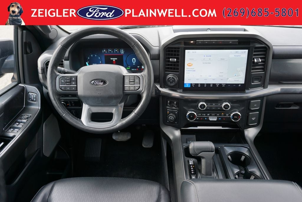 2024 Ford F-150 Lariat Hybrid Black Appearance Pkg Panoramic Roof Tow