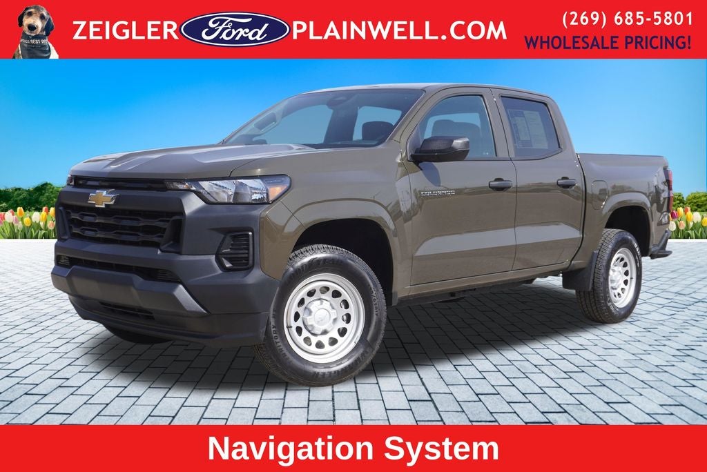 2023 Chevrolet Colorado Work Truck Crew Cab Rear Camera Safety Pkg Power Pkg