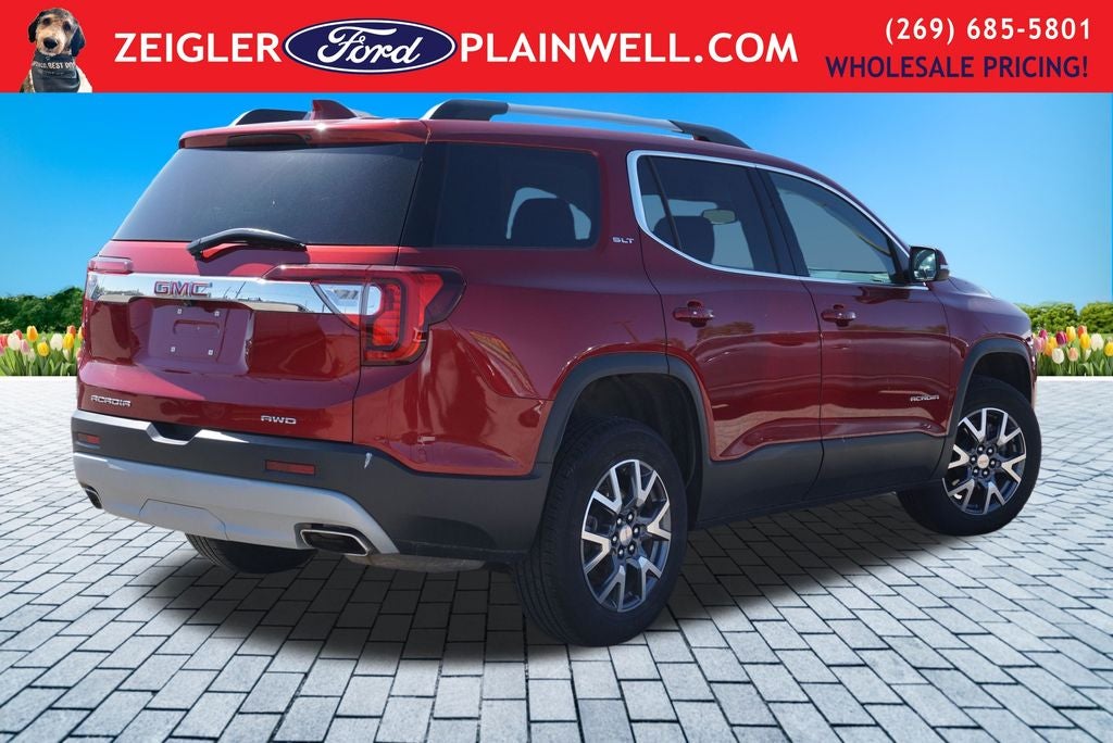 2023 GMC Acadia SLT HD CAMERA LANE KEEPING BLIS 3RD ROW SEAT 4X4