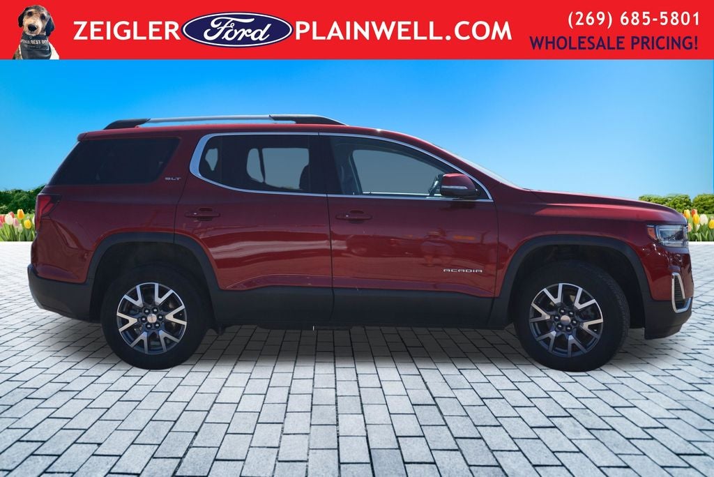 2023 GMC Acadia SLT HD CAMERA LANE KEEPING BLIS 3RD ROW SEAT 4X4