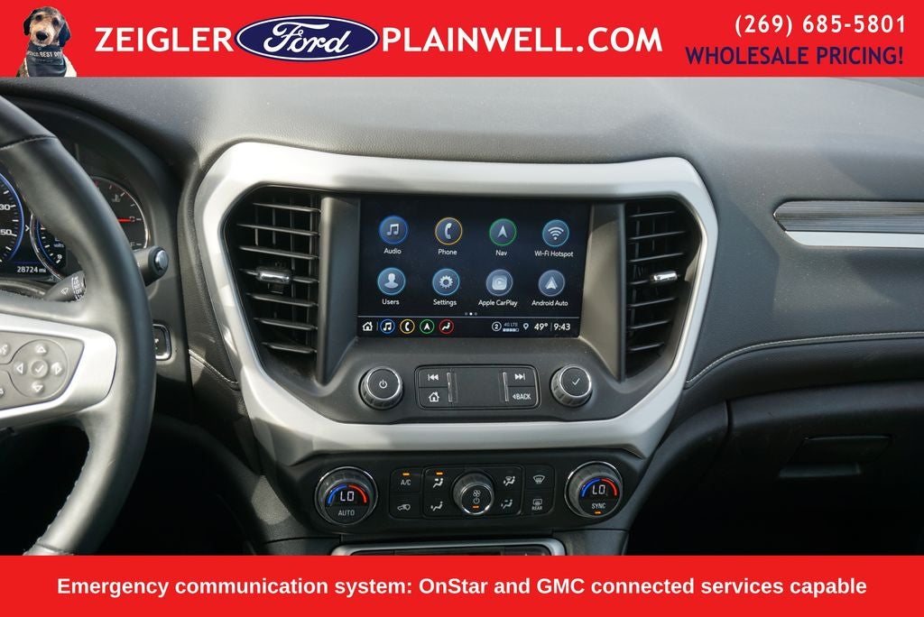 2023 GMC Acadia SLT EVELATION LUX & TECH PKG DUAL PANEL ROOF NAV