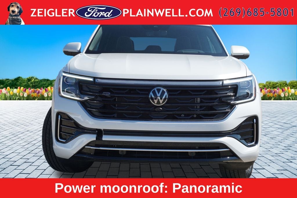 2025 Volkswagen Atlas Cross Sport 2.0T SEL Premium R-Line AWD Panoramic Roof Nav Leather Harmon Kardon Blis