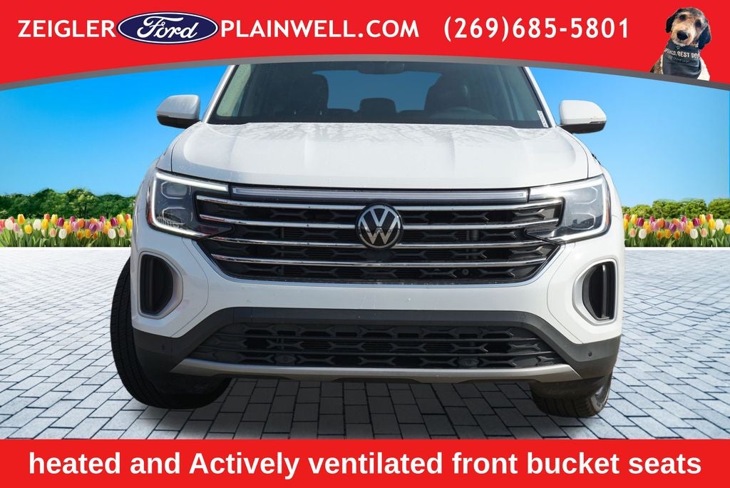 2025 Volkswagen Atlas 2.0T SE w/Technology Leather Rear Camera Power Liftgate