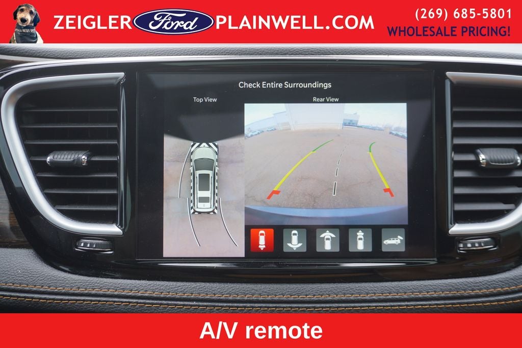 2021 Chrysler Pacifica Pinnacle Awd Panoramic Roofs Heated Leather DVDs Nav