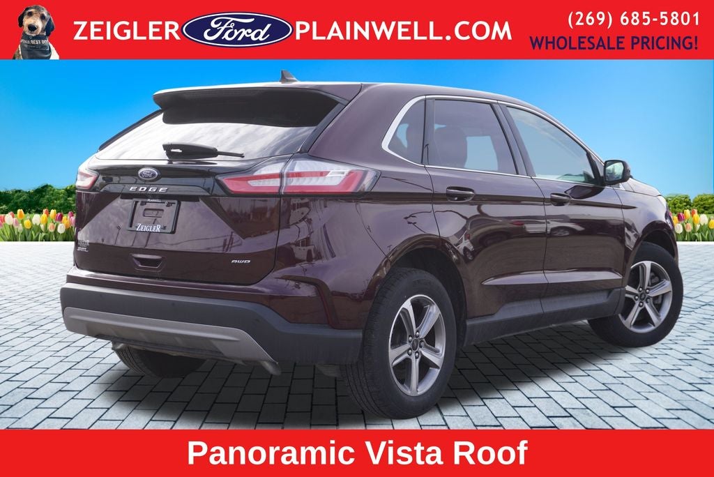 2024 Ford Edge SEL AWD PANORAMIC ROOF HEATED LEATHER & STEERING R CA
